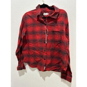 NEW Alpine Design Women's Flannel, L, Red Bison Plaid MSRP $44